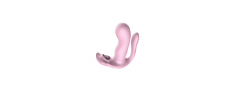 Силиконовый вибратор с тройной стимуляцией SW1001