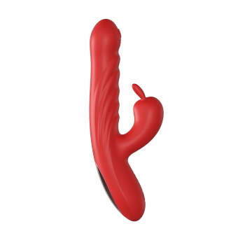 Силиконовый вибратор с эффектом фрикций SW3027