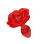 Анальный стимулятор с вибрацией в форме розы SW2033