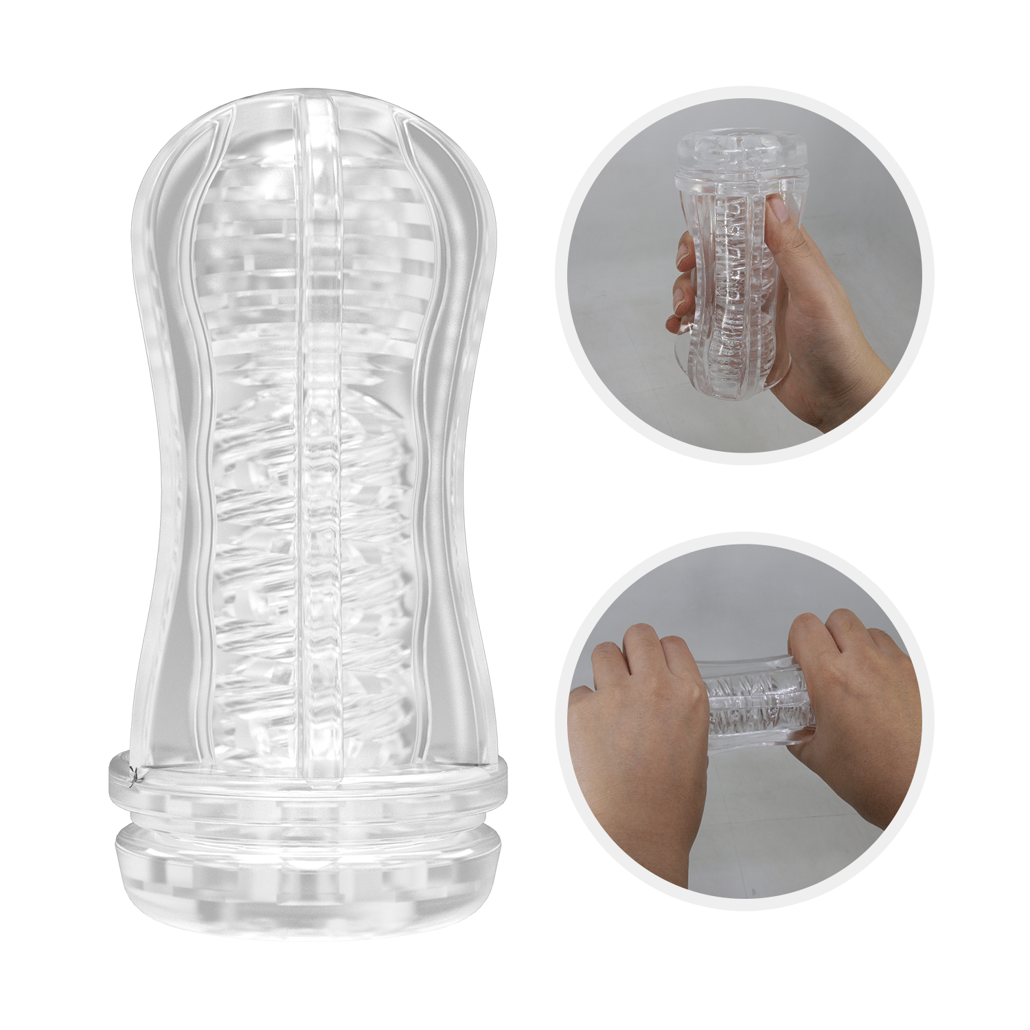 Мастурбатор с вращающимся шариком внутри BM-009249N-1